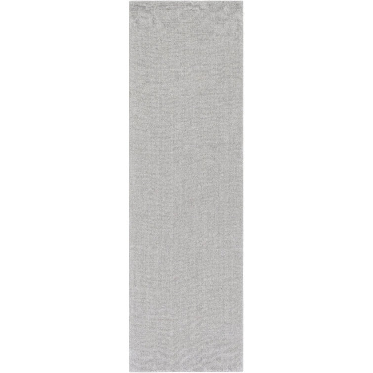 Dingman Hand-Tufted Wool Gray Area Rug