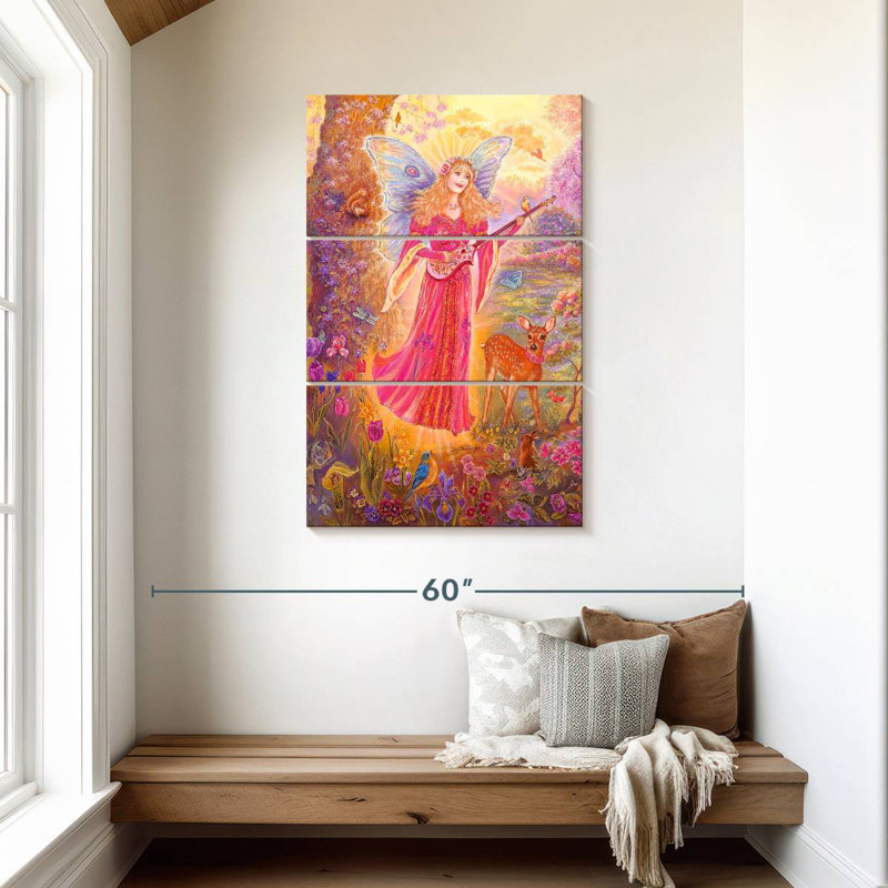 Kelan Spring Song, 45" H x 28" W