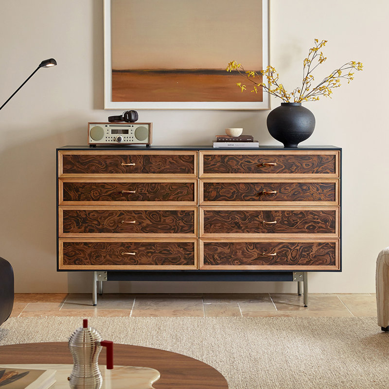 Buffet décoratif en bois massif