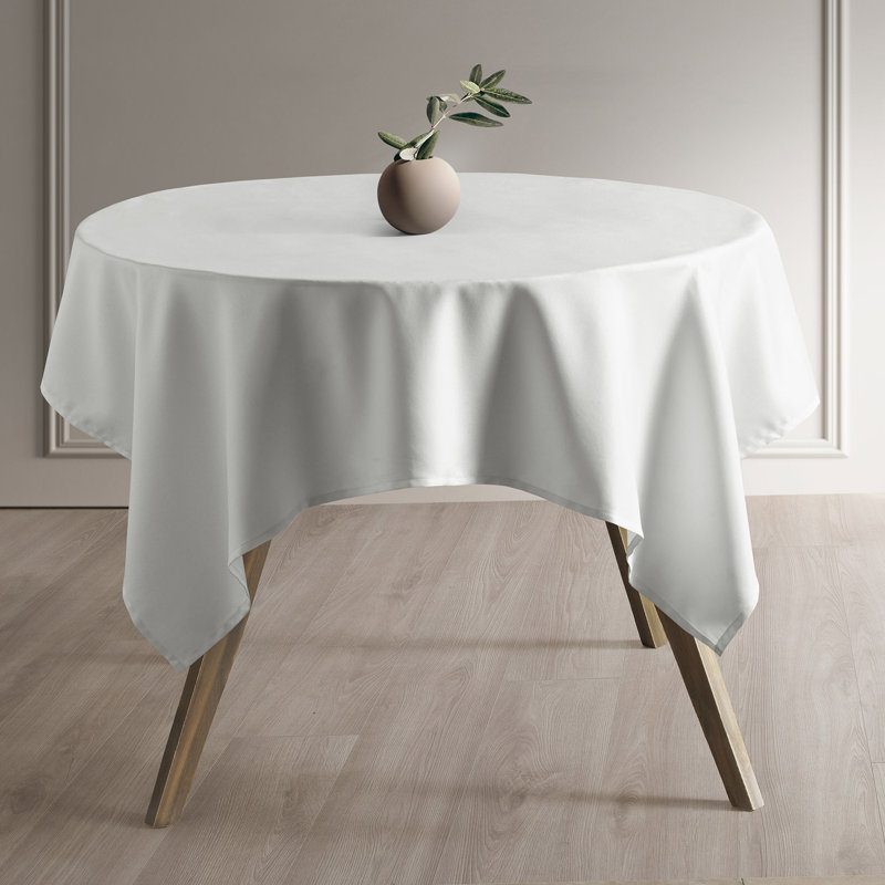 Performance Twill Table Cloth indoor and outdoor Single Piece, Off-White, 54"W X 78"L