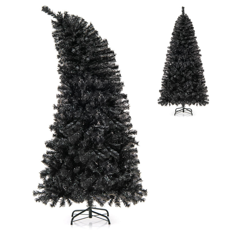 The Holiday Aisle® 6 Ft Artificial Halloween Tree With Bendable Top Section 726 Branch Tips 260 Lights