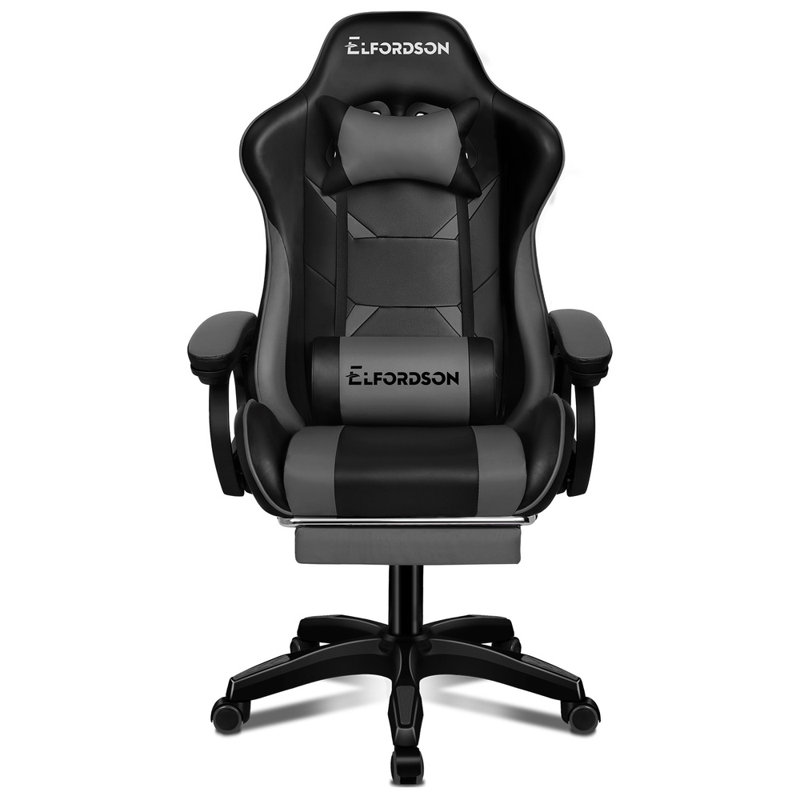 ELFORDSON Game Chair, Grey
