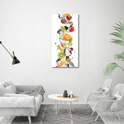 Fruit And Water - Wrapped Canvas Print