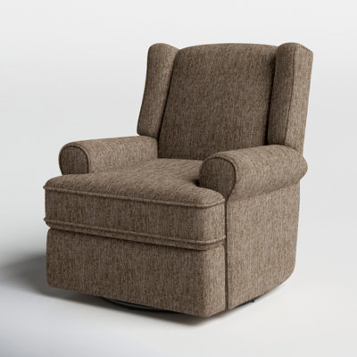 Claudina 33"" Wide Manual Glider Wing Chair Recliner -  Birch Lane™, 0005884EA32B42BDBF5A9ECC6B371472