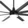 Jamii-Leigh Large Indoor/Covered Outdoor Modern Ceiling Fan with Led Lights and Remote, 6-Speed, Reversible Quiet DC Motor, Timer, 8-ABS-Blade