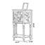 Solid + Manufactured Wood Free form Console Table-341780133