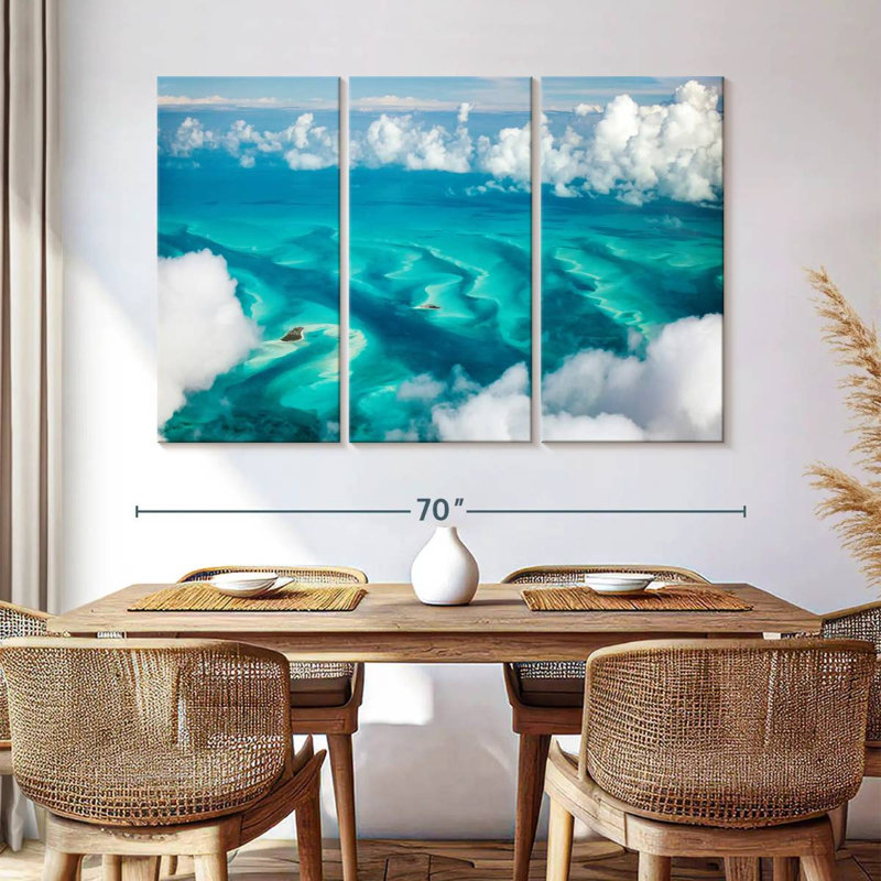 Gillard Bahamas Clouds, 42" H x 65" W