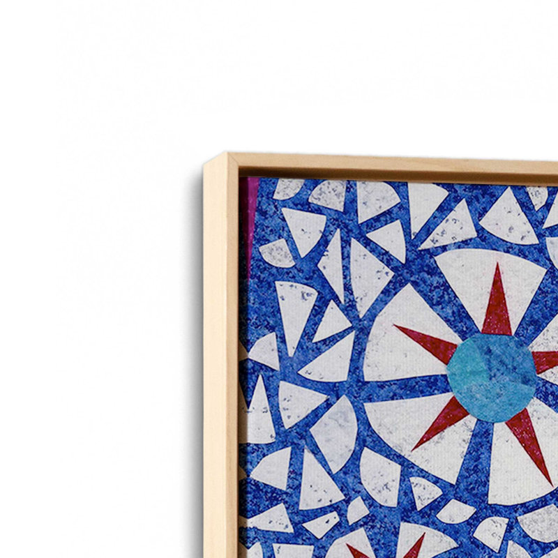 Reproduction d'art sur toile "Wildage Collage X III" par Kim Conway, H 36 po x l 24 po, Tanné