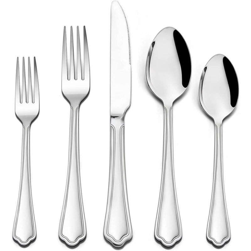 Canora Grey Arnitra Stainless Steel Flatware Set - Service for 12