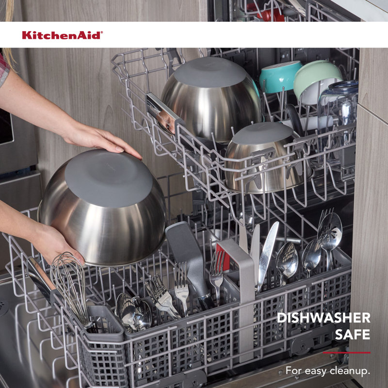 KitchenAid® 3-Piece Stainless Steel Mixing Bowl Set
