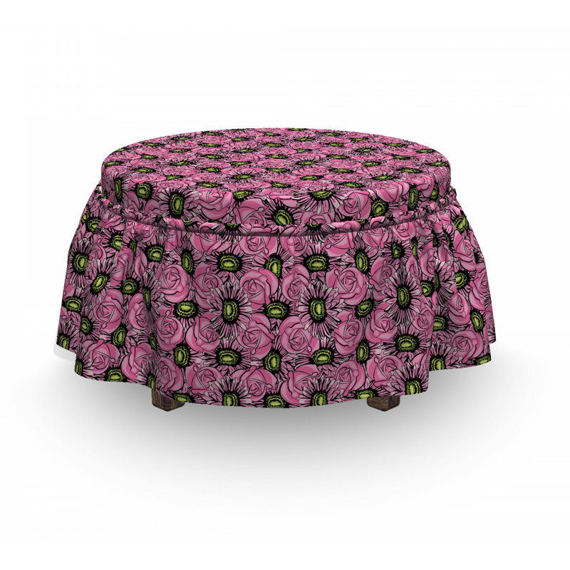 Housse pour roses et gerbera repose-pieds