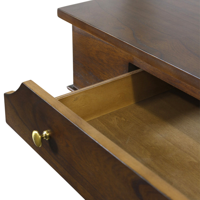 Albert - Console à deux tiroirs, Caramel foncé
