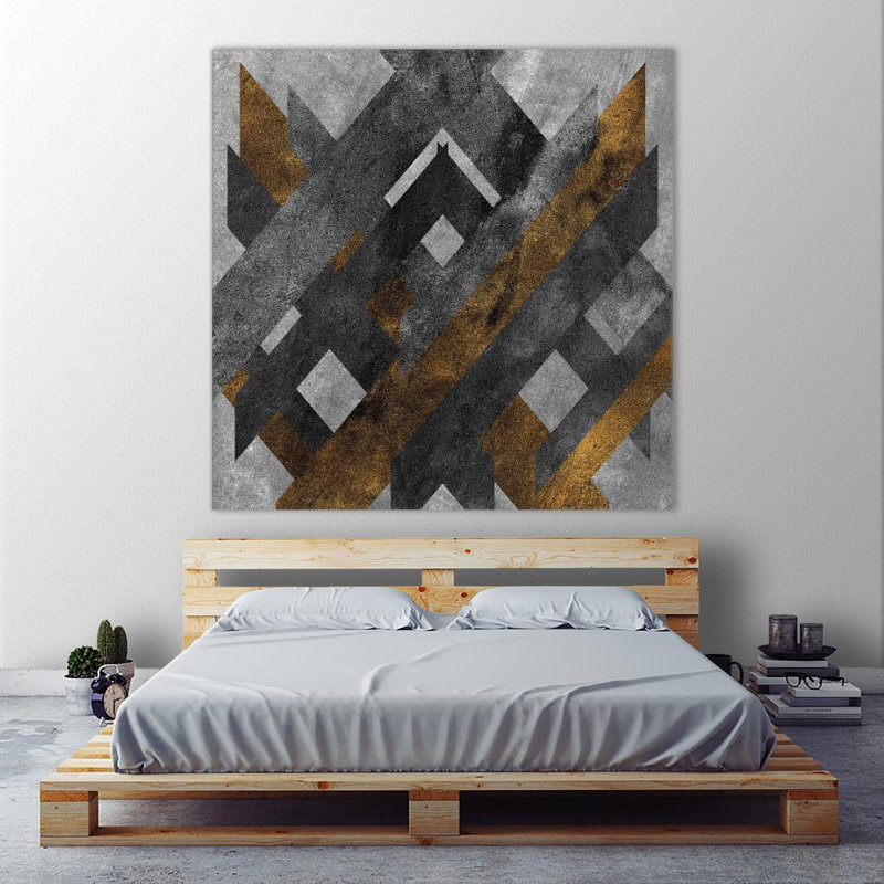 «Rough Diamond», reproduction d'art sur toile géante 72 po x 72 po, H 84 po x l 84 po x P 1,5 po