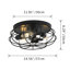 Plafonnier encastré cylindrique à 3 lumières