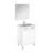 Logic 27.6'' Single Bathroom Vanity with Ceramic Top with Mirror-46357560