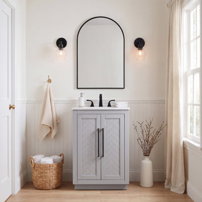Meuble-lavabo simple 24 po