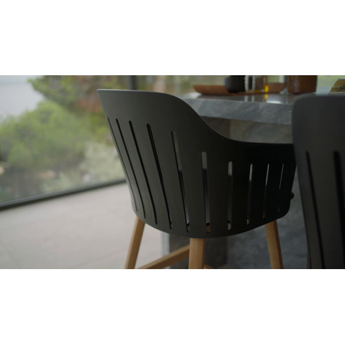Cane Line Choice Chair Outdoor and Bar Four Legs Teak Base with