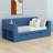 Daybed With Removable Desk, Storage Drawers & Hydraulic Side Table-1964931463