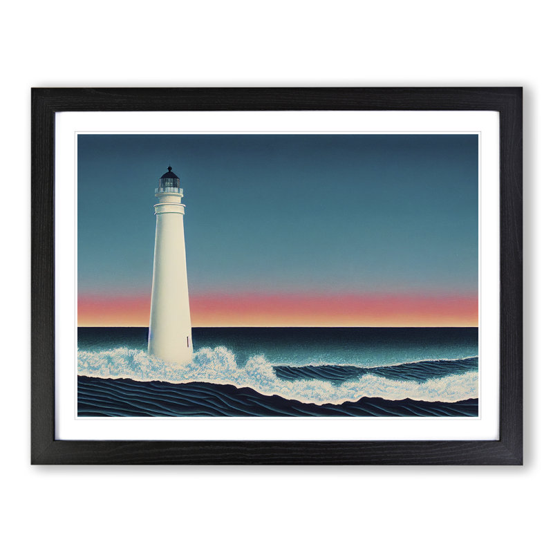 Special Lighthouse - Framed Print, Black Frame, 34cm H x 46cm W