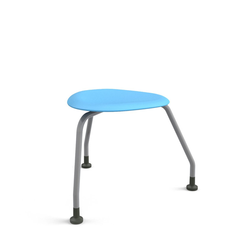 Fauteuil 360 3 pieds sans dossier, patins, Ciel