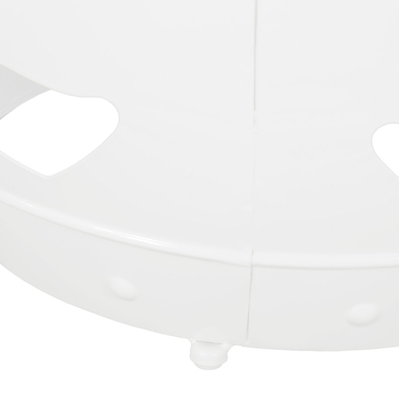 Table d'appoint Iron, Blanc