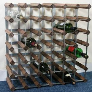 Liddle 42 Bottle Floor Wine Bottle Rack