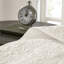 Couvre-lit double réversible crème - Coton prélavé pour une sensation sereine, un motif, une douceur traitée, un motif élégant,