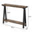 Farmhouse Console Table, 43.3" Entryway Table with 2-Tier Storage & Metal Frame for Living Room, Hallway, Behind Couch-291402090