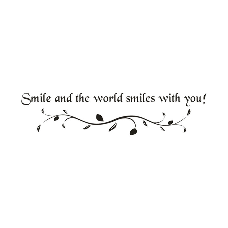 Autocollants muraux décoratifs Smile
