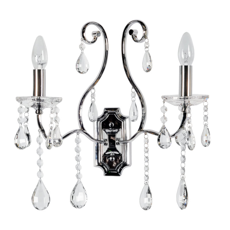 Steel Candle Wall Light