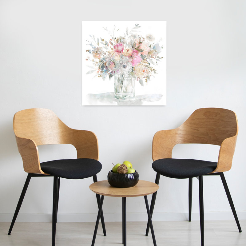 «Ageless Blooms I», art mural contemporain abstrait