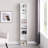 8-Layer Adjustable Shelf Thin Bookshelf With A Wavy Border Design, Which Is More Aesthetically Pleasing, Is Suitable For High And Narrow, Display And Multi-Functional Bookshelves In Home Offices-1585095663