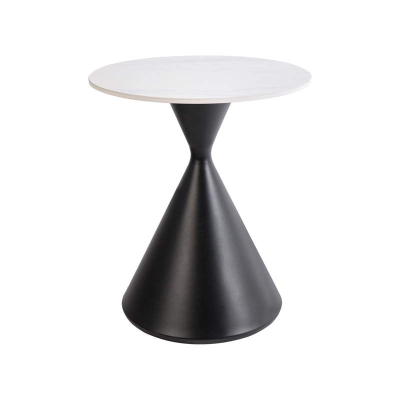 Ceramic Black HAIWEE Side Table