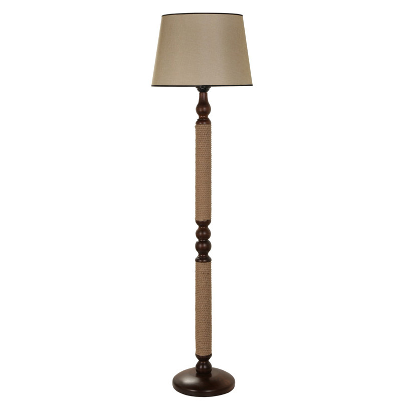 Lampe sur pied 73 po Vincenzo, Beige foncé