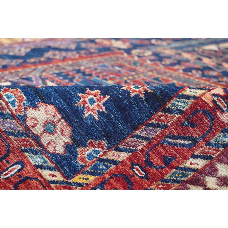 Hand Knotted Wool Geometric Area Rug