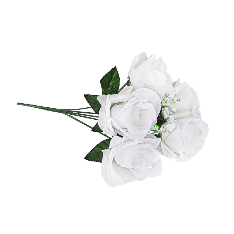 Rosier artificiel ouvert, Blanc
