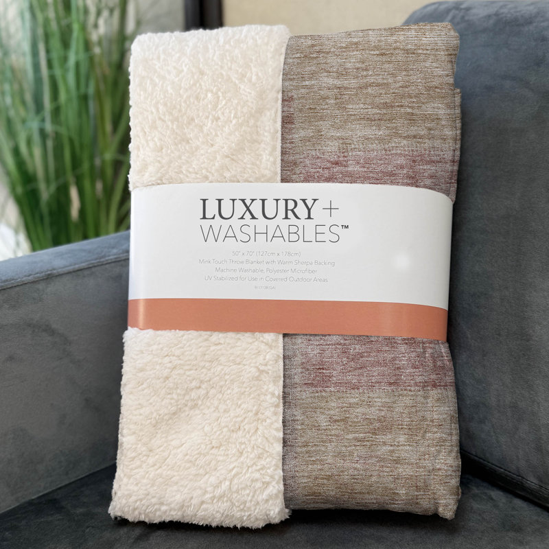 Jeté Art déco en sherpa Addison, Patchwork rosé