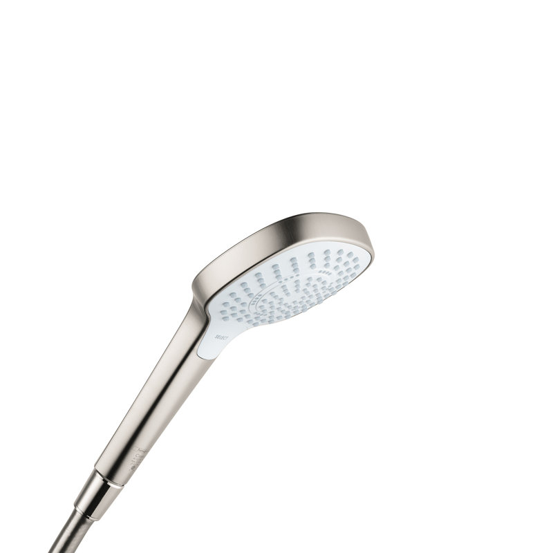 hansgrohe Croma Select E Handshower 110 3-Jet, 2.5 GPM, Brushed Nickel