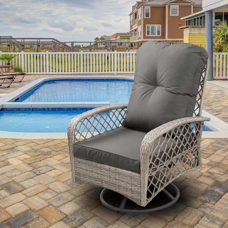 Steel Outdoor Glider, Grey