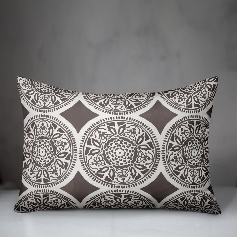 Outdoor Rectangular Pillow Cover & Insert, Gray
