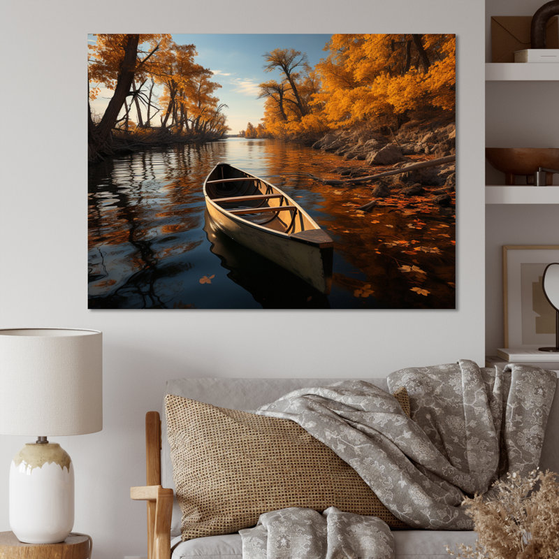 Canada River Rhapsody I sur toile, H 34 po x l 44 po x P 1,5 po, Toile tendue