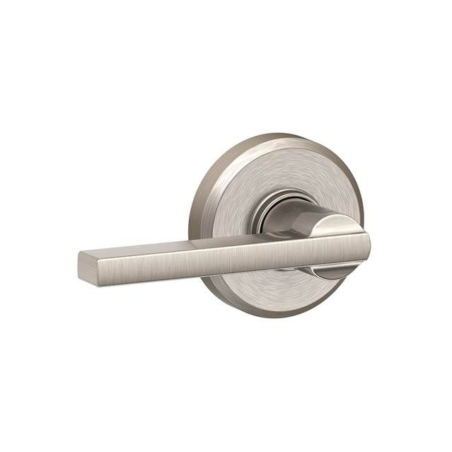 F Series Latitude Passage Leverset with Greyson Rosette Schlage