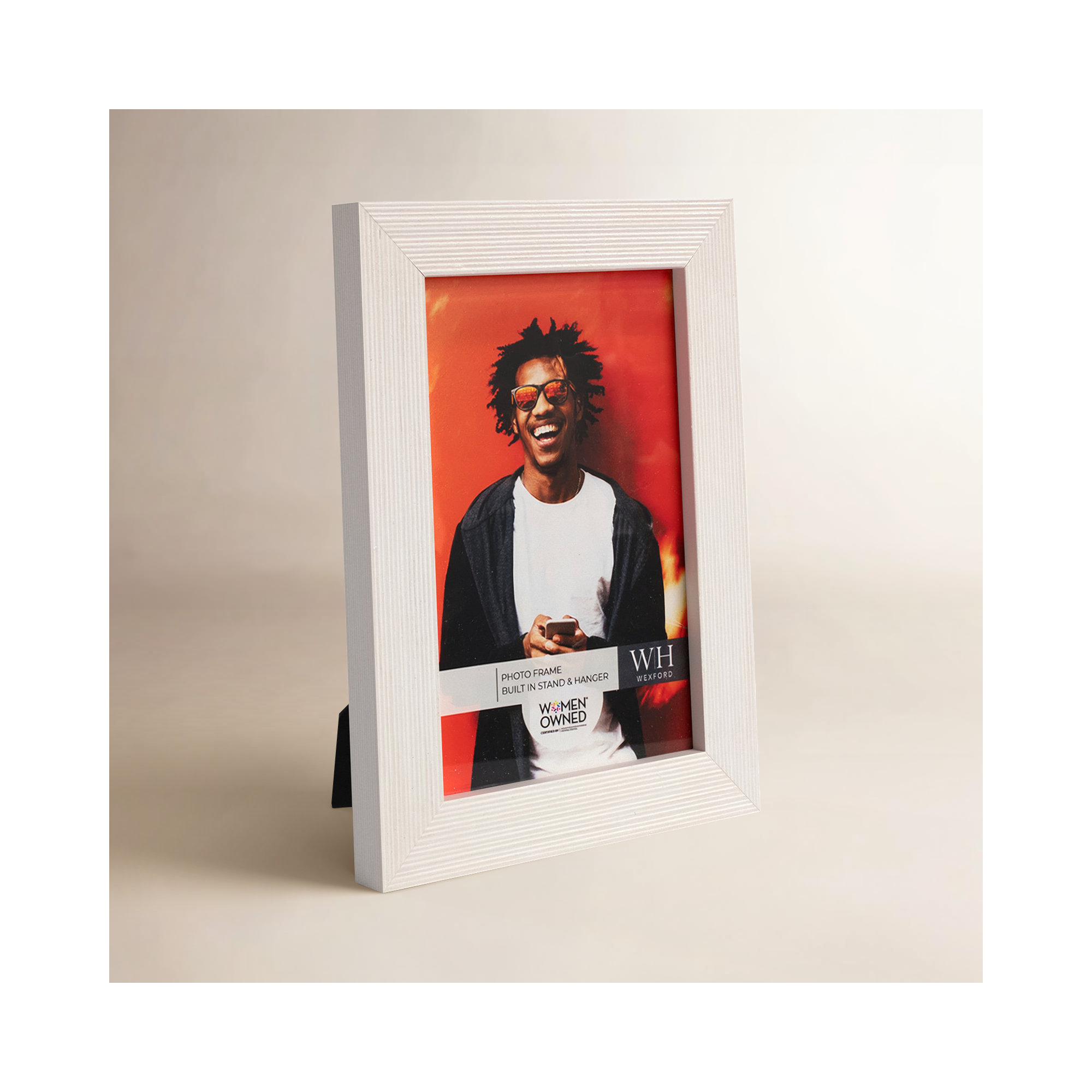Apolline Wood Picture Frame, 5" x 7", White