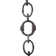 Decorative Round Welded Links with X Design Chain
