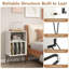 Table de chevet blanche Elzey