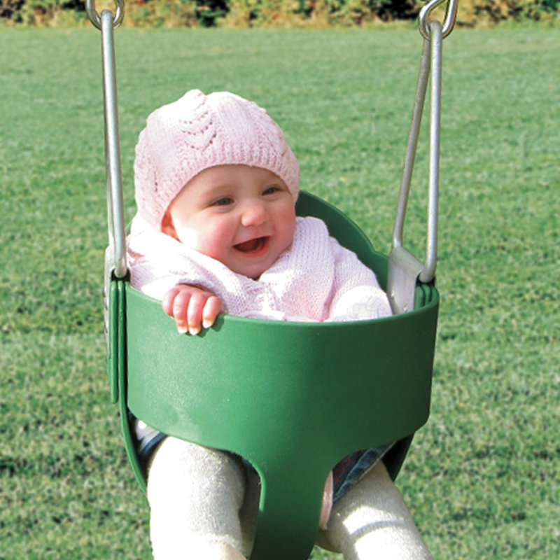 Creative Playthings Vinyl Bucket Swing with Chains