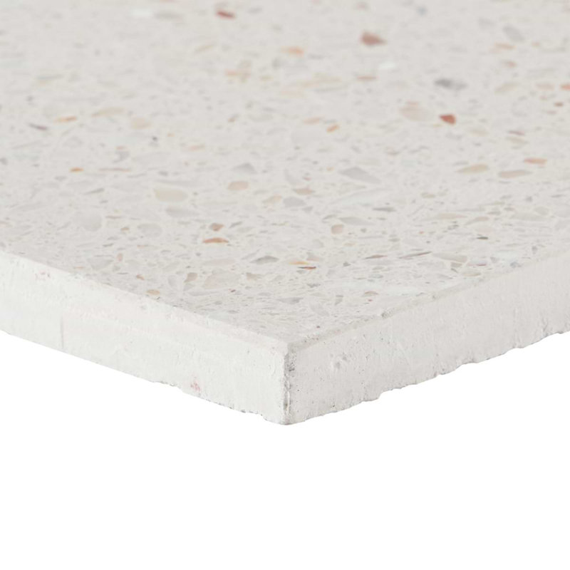 True Terrazzo 16x16 Polished Terrazzo Tile, Kashmir Beige