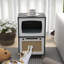 Cat Hideaway 2 Story Modern and Minimalist, maisons de chat pour chats d'intérieur avec griffes et coussin moelleux pour chats, lits de chats pour chats d'intérieur combinant esthétique et fonctionnalité, noir