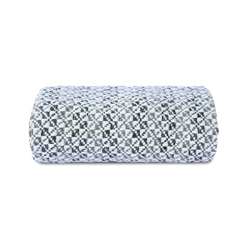 Machine Woven Throw Blanket, Gray