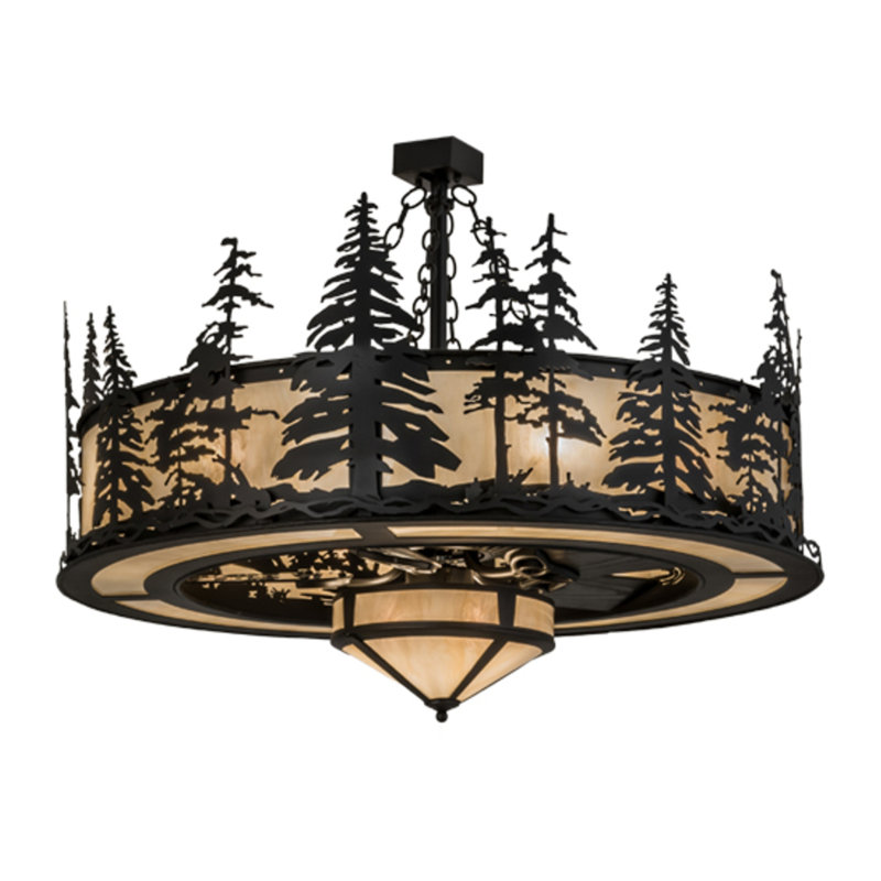 Tall Pines Downrod Ceiling Fan